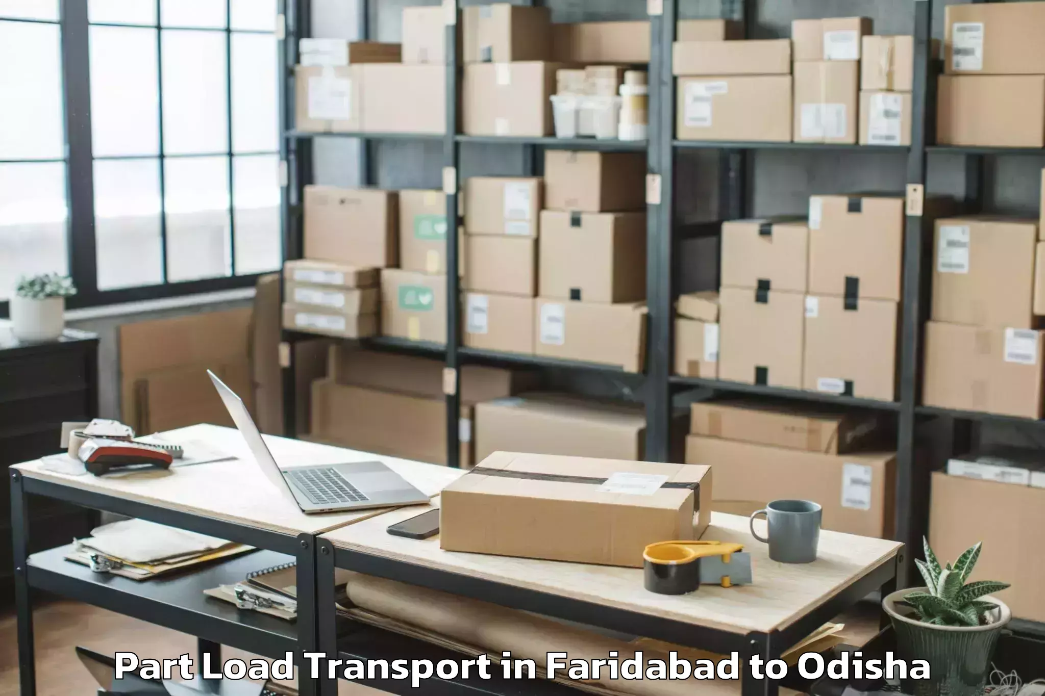 Affordable Faridabad to Birmitrapur Part Load Transport